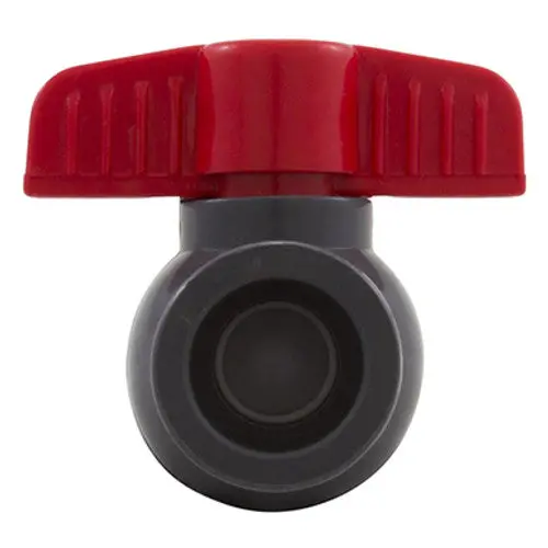 0.5-Inch Pvc Compact Ball Valve With Socket Connection | Qvc1005Sseg 1