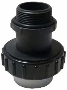 1.5-Inch Mpt To 2-Inch Socket Black Cpvc High-Temp Union | 21063-160-000 1