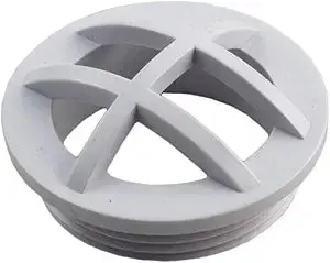 1.5-Inch Mpt White Safety Grate Insert For Pool Return Fittings | 25560-000-000 1