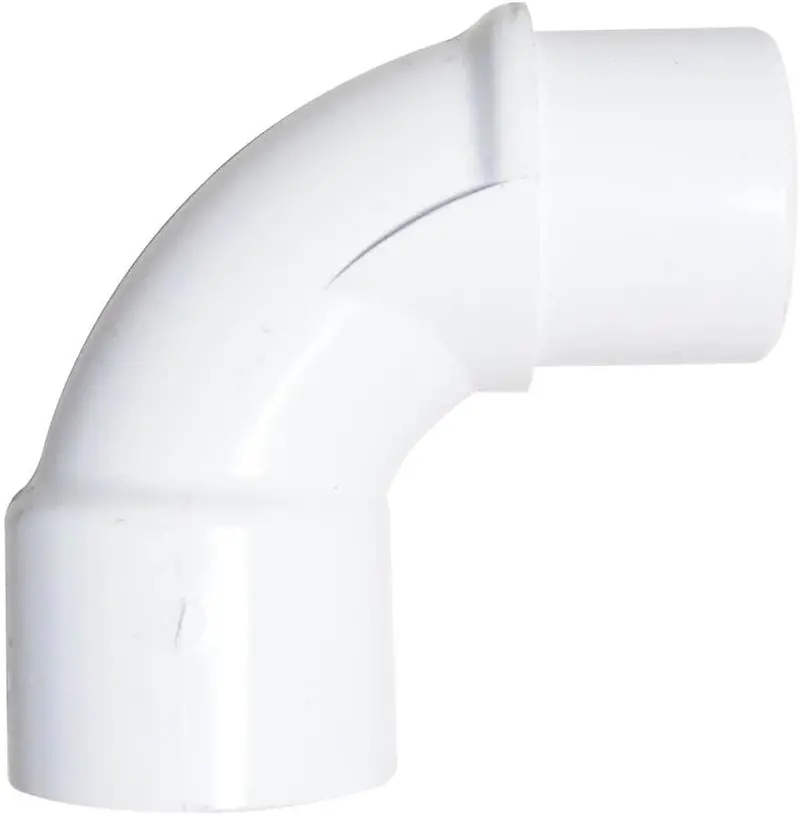 1.5-Inch Socket-To-Spigot Pvc 90-Degree Sweep Elbow – Model 21106-000-000 1