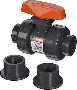 1-Inch Pvc True Union Ball Valve – Socket & Threaded Ends, Epdm Seals | Tb1100Ste 1