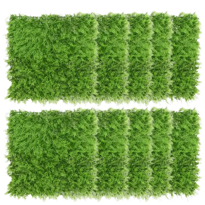 10-Pack Artificial Fern Wall Panels For Outdoor Use – Enchantment Series 1