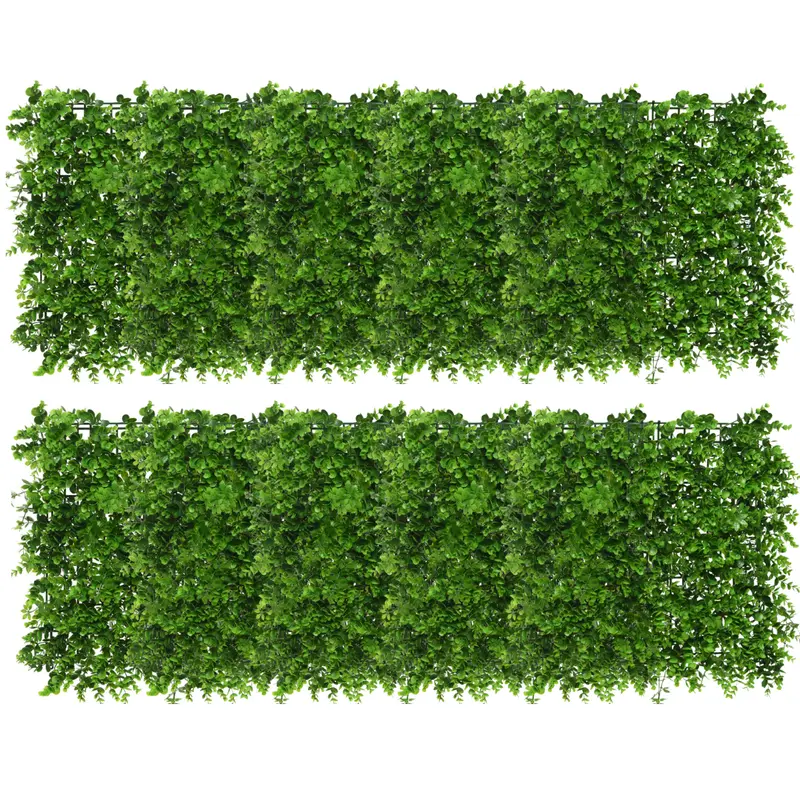 10-Pack Premium Outdoor Foliage Wall Panels – Eucalyptus Design 1