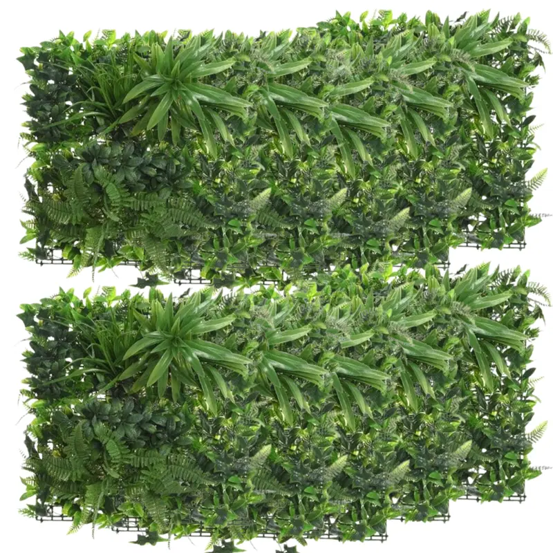 10-Pack Realistic Outdoor Foliage Wall Panels – Woodland Theme 1