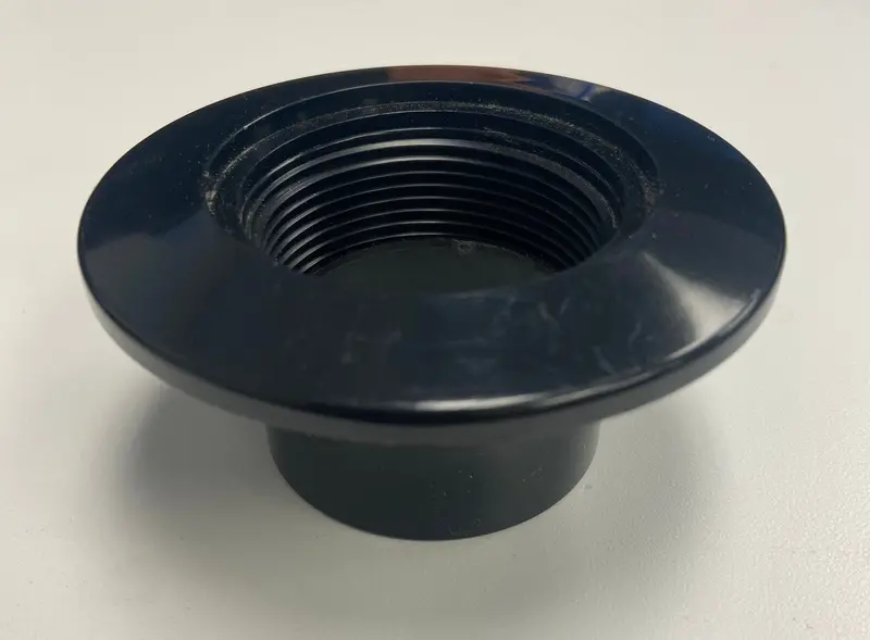2-Inch Black Insider Wall Fitting – If002Bk 1