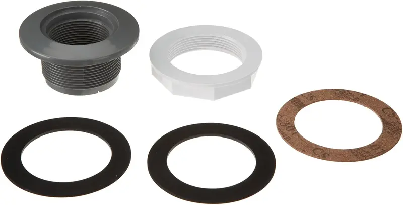 2-Inch Dark Gray Socket Return Fitting With Nut – Sp1023S2Dgr 1