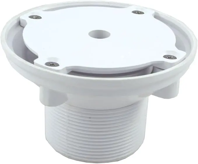 2-Inch White Male Pipe Thread Floor Inlet With 1.5-Inch Socket – Model 25527-000-000 1