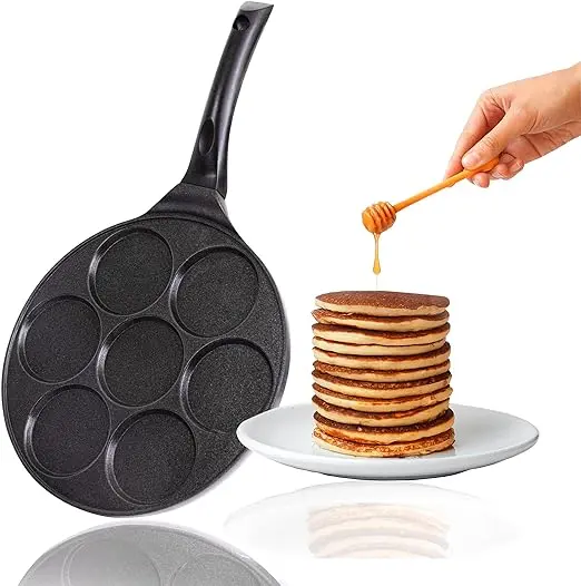 27Cm Non-Stick Pancake Pan With Greblon Ceramic Coating – Compatible With Induction, Gas & Electric Hobs 1