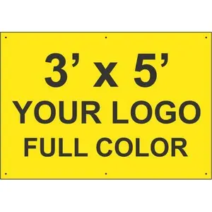 3-Foot By 5-Foot Vinyl Banner With Grommets – Small-Space Promotional Banner 1