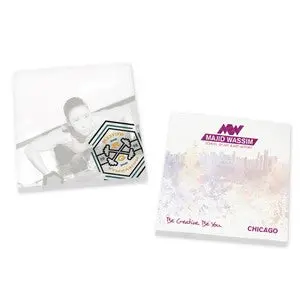 3" X 3" Sticky Note Pad – Souvenir® Square Memo Block (25 Sheets) 1