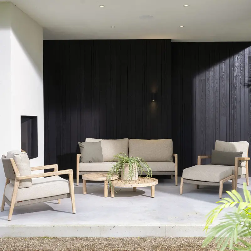 4 Seasons Outdoor Julia Lounge Set – Includes Sem Side Tables And Footstool 1
