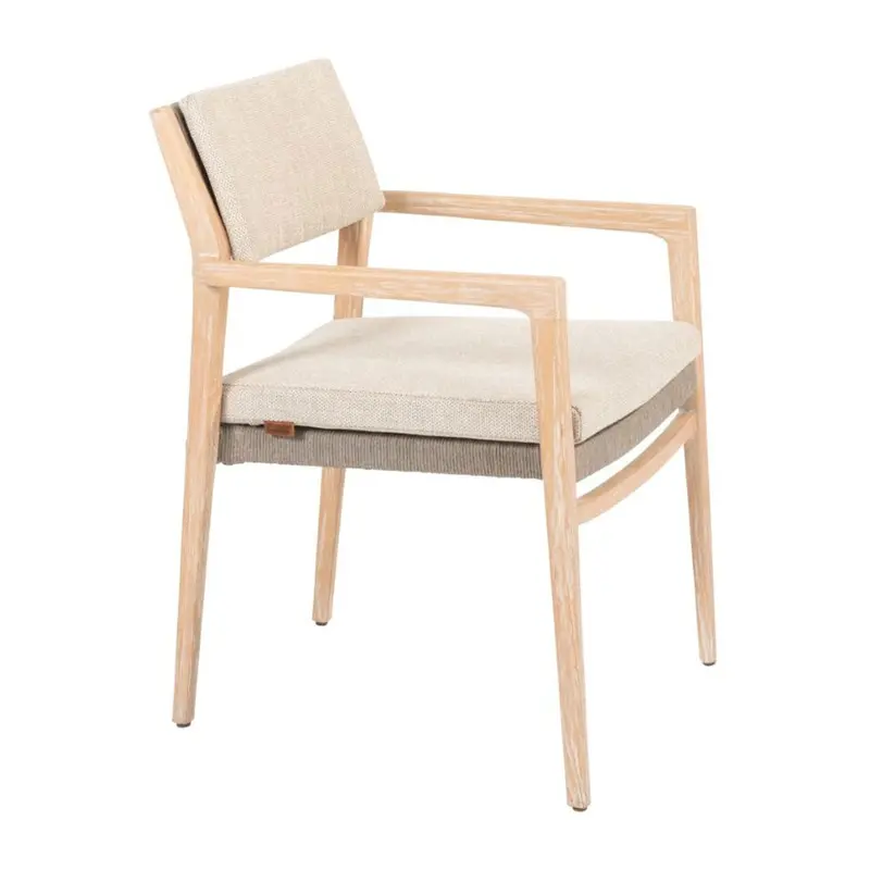 4 Seasons Outdoor Julia Teak Stackable Dining Chairs (2-Pack) 1