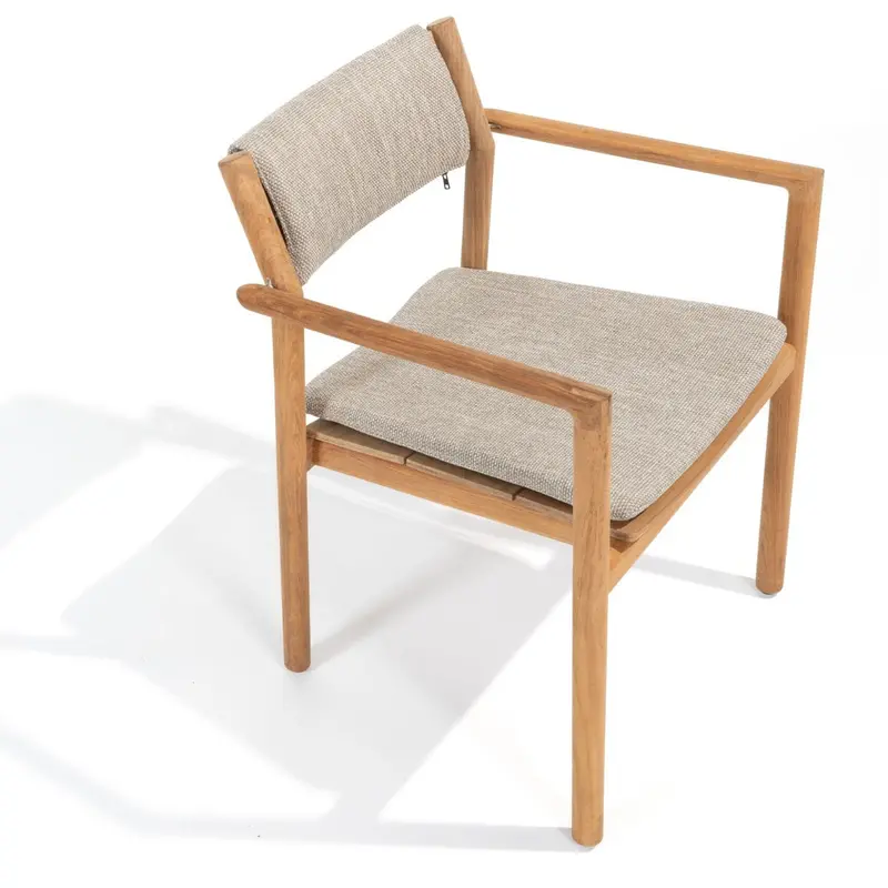 4 Seasons Outdoor Levi Solid Teak Stackable Chairs (4-Pack) 1