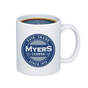 45140 – 11 Oz Budget-Friendly White Ceramic Mug 1