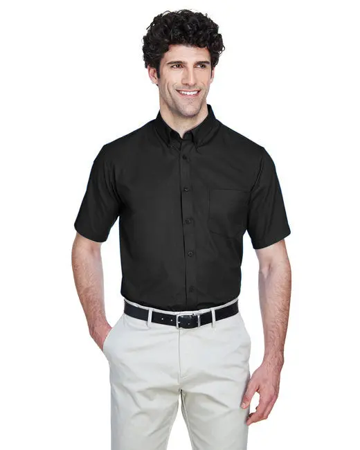 88194T – Core 365 Men’S Tall Fit Short-Sleeve Twill Shirt 1
