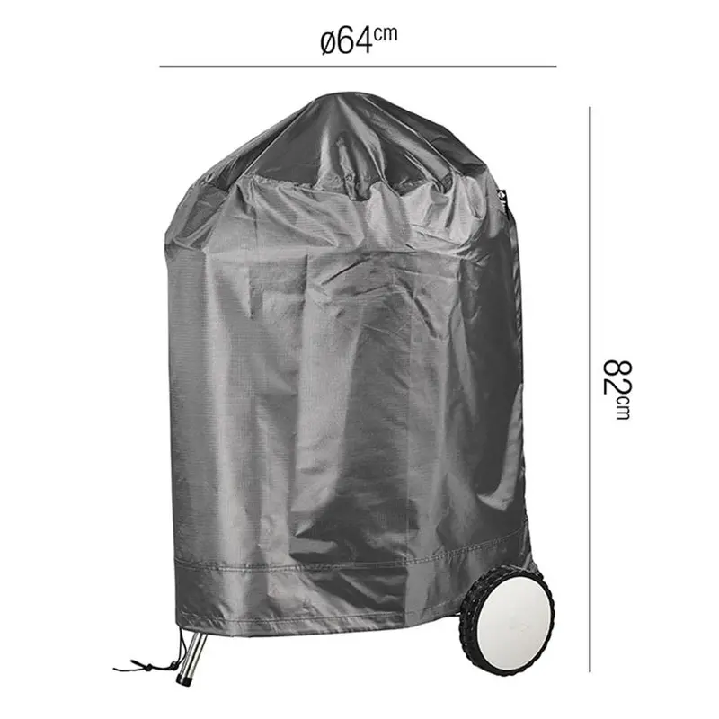 Aerocover Medium Round Bbq Cover – 64Cm Diameter X 82Cm Height Durable Fit 1