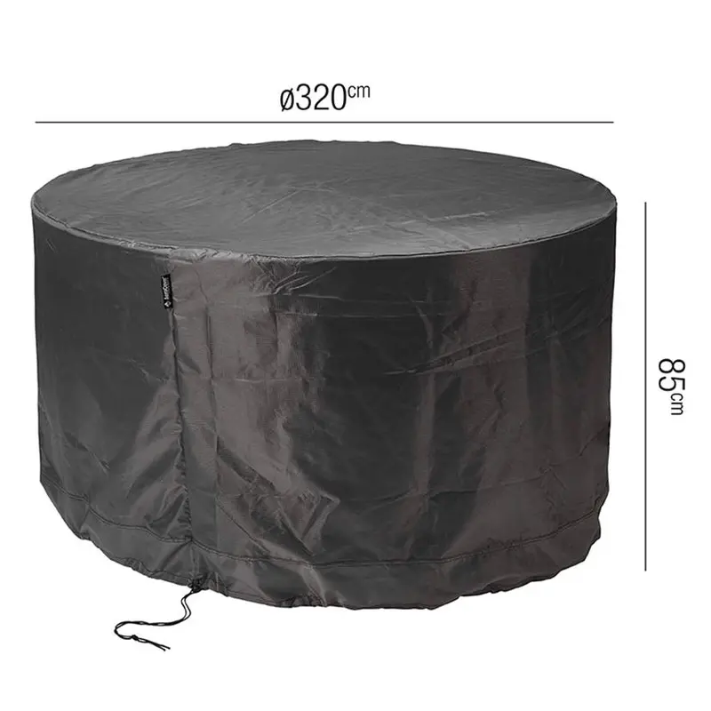 Aerocover Round Garden Set Cover – 320Cm Diameter X 85Cm Height Breathable Fabric 1