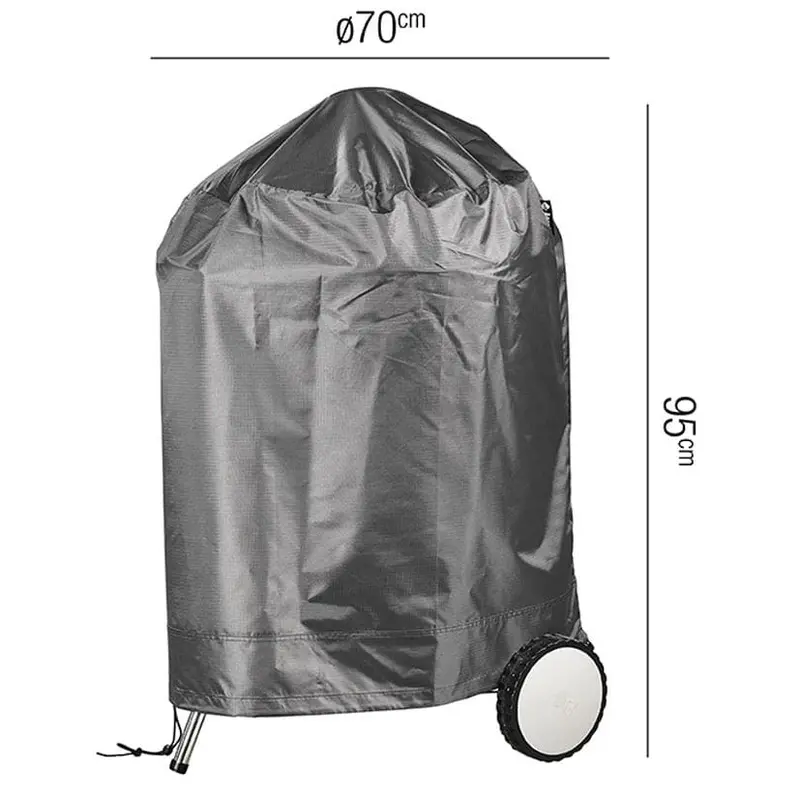 Aerocover Tall Round Bbq Cover – 70Cm Diameter X 95Cm Height Weather Shield 1