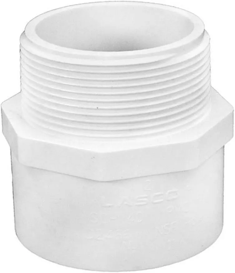 Ag Sch 40 Pvc Male Adapter – 2-Inch Slip To 2-Inch Mpt (436-020) 1