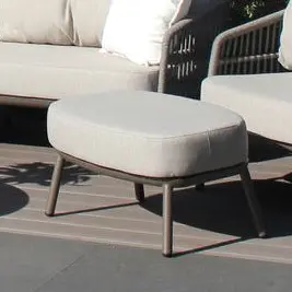 Alicante Outdoor Footstool For Lounge Areas | 4 Seasons Outdoor 1