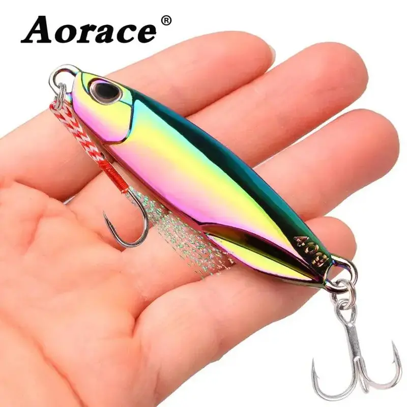 Aorace Meteor Metal Jig Spoon For Deep-Sea And Bass Fishing 1