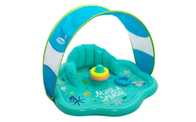 Aqua Leisure Stack ’N Play Splash Mat With Detachable Canopy | Auq-90-1008 1