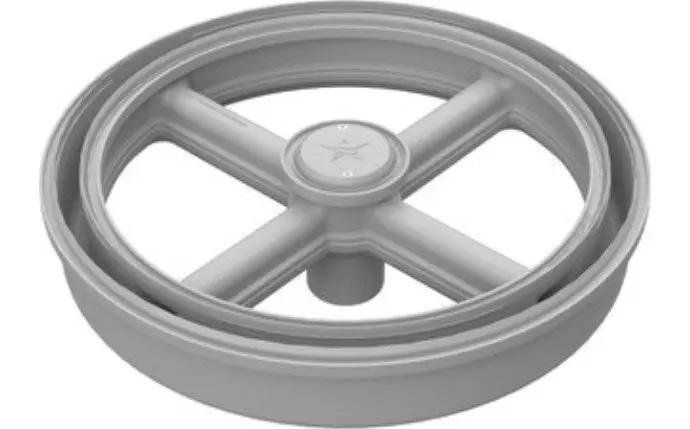 Aquastar Ocd117 Open Circle Drain – 20-Inch Gray Drain Grate For Concrete Pools & Spas 1