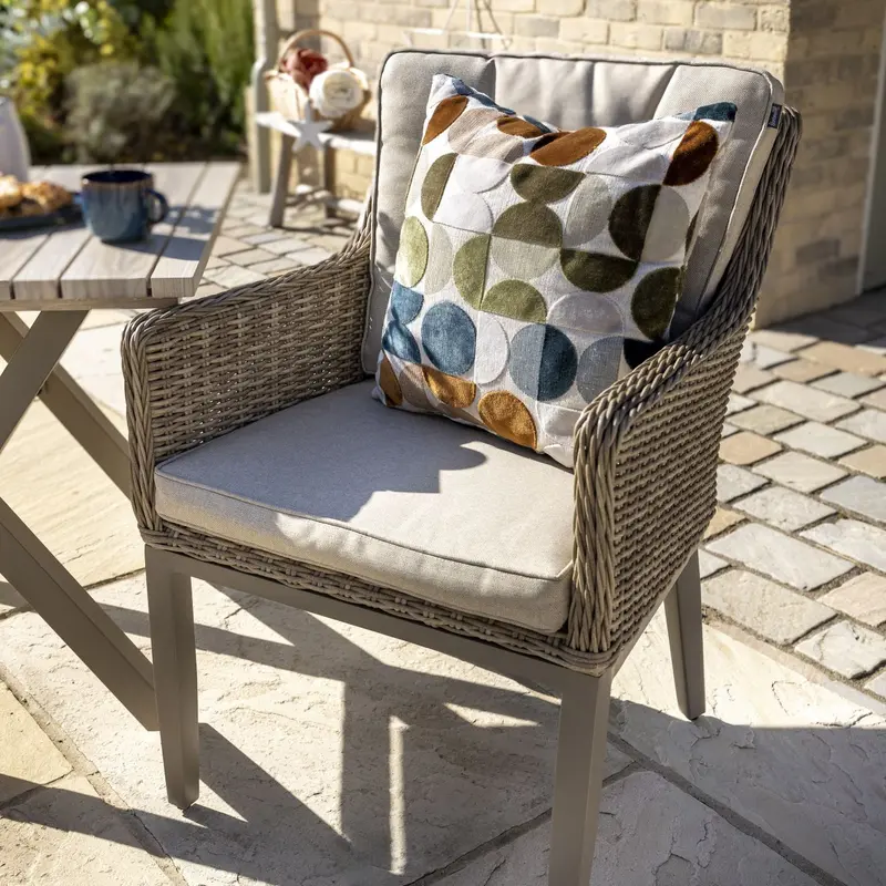 Arley Outdoor Dining Chairs (Pack Of 2) – Hartman Ergonomic Aluminium Frame 1