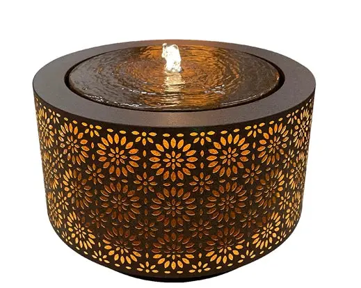 Arta Round Freestanding Water Fountain – Simple Assembly & Operation 1