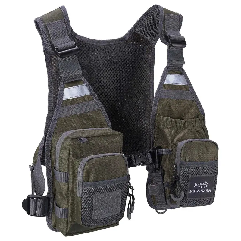 Bassdash Fv08 Chest Pack Fishing Vest – Modular & Hands-Free Carry 3