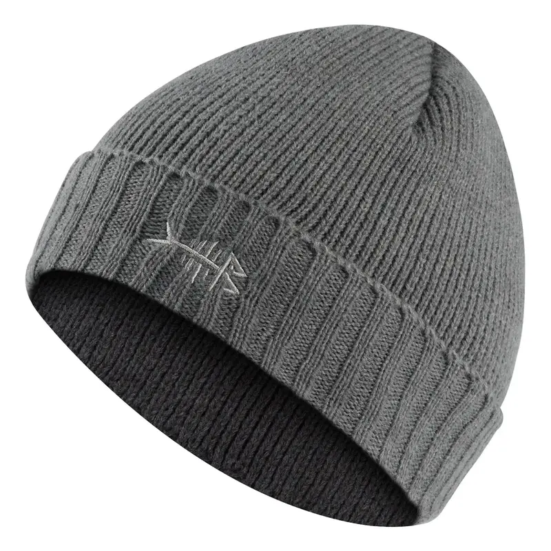 Bassdash Thermal Winter Beanie – Fleece-Lined Knit Cap For Cold-Weather Anglers 1