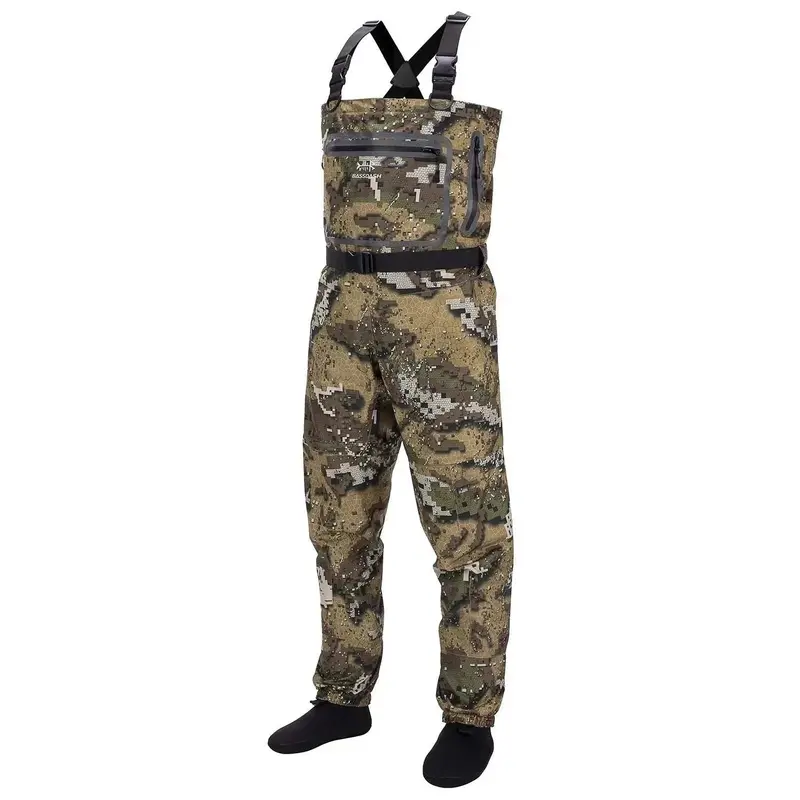 Bassdash Veil Camo Waders – Breathable, Waterproof Chest-Height Fishing Waders 1