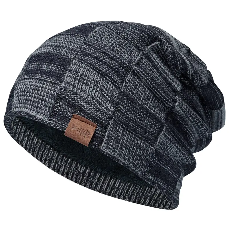 Bassdash Winter Slouch Beanie – Insulated, Water-Resistant Fishing Headwear 1