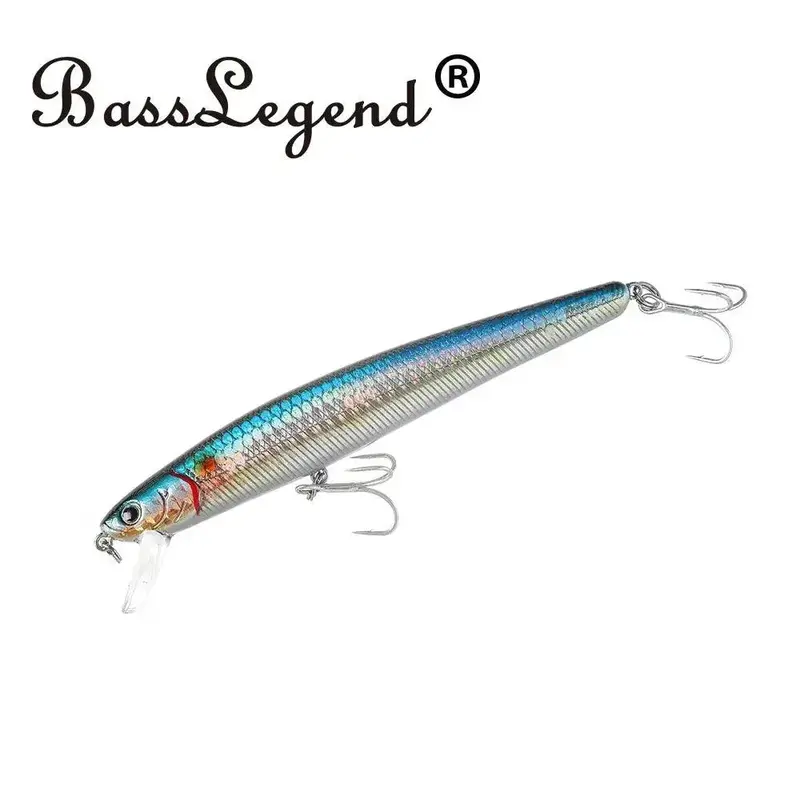 Basslegend 130Sf Slow-Floating Minnow – Balanced Action For Suspended Predators 1