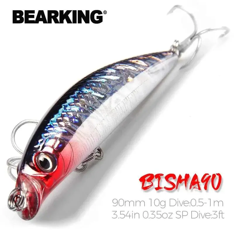 Bearking Bisha90 Floating Minnow – 90Mm/10G Lifelike Swimmer For Freshwater Gamefish 1