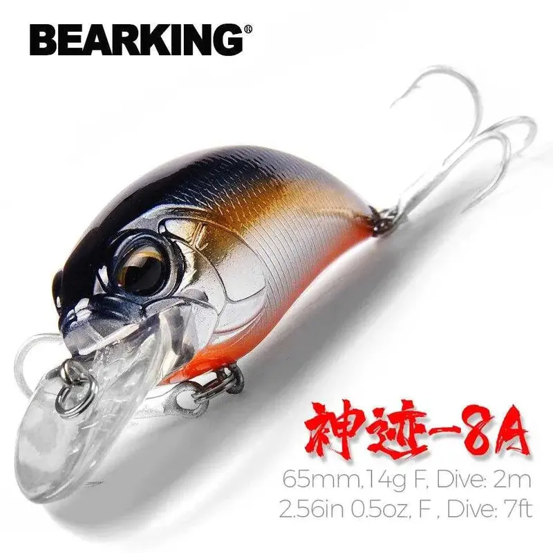 Bearking Bkh-S60-S Pike & Bass Crankbait – Deep-Vibrating, High-Attraction Lure 1