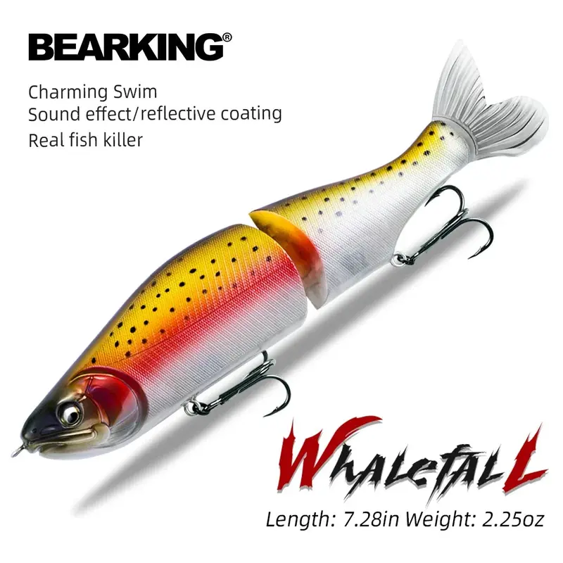 Bearking Jointed Topwater Swim Bait – 64G Surface Lure For Aggressive Strikes 1