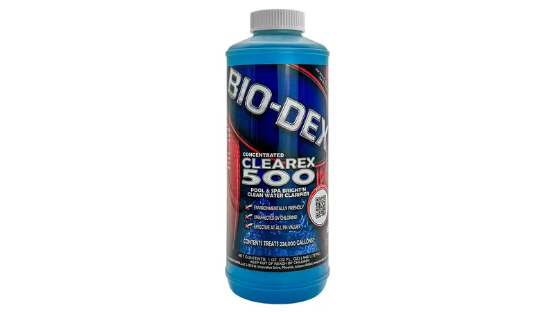 Bio-Dex Clearex 500 Water Clarifier – 32 Oz Fast-Acting Formula 1