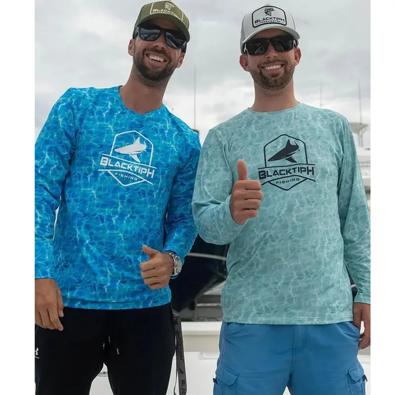Blacktiph Men'S Performance Fishing Shirt With Upf 50+ Uv Protection 1
