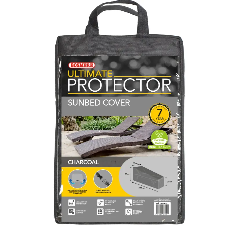 Bosmere Oversized Sunlounger Cover – 220X80X55Cm 1