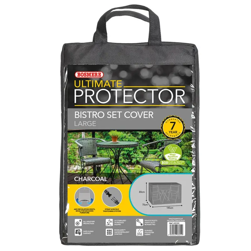 Bosmere Ultimate Protector Cover For Bistro Sets – 145 X 70 X 80Cm Waterproof Furniture Cover 1