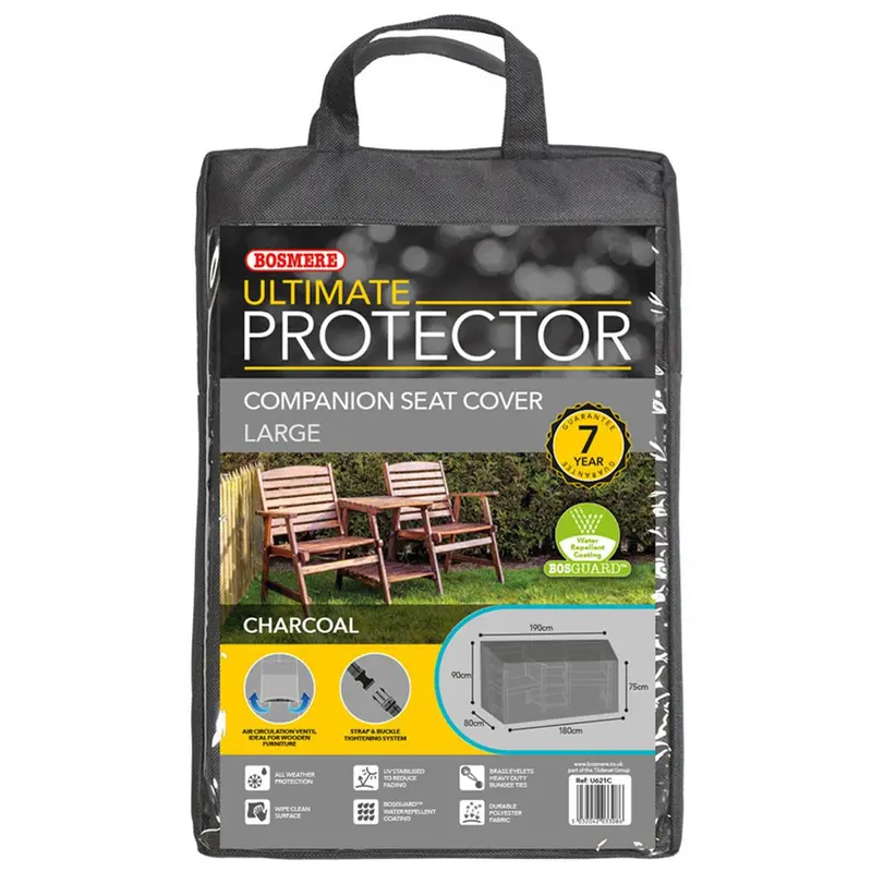Bosmere Ultimate Protector Cover For Companion Or Bistro Seats – 190 X 80Cm Versatile Outdoor Cover 1