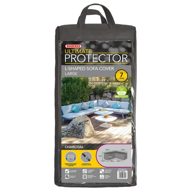 Bosmere Ultimate Protector Cover For L-Shaped Sofas – 300 X 300Cm Extra-Large Weatherproof Cover 1