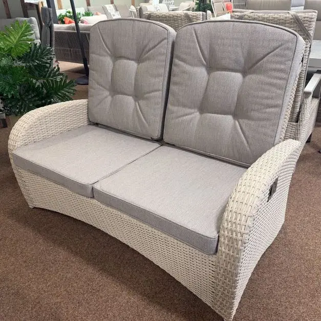Bowness 2-Seat Reclining Outdoor Sofa In Natural – Vila 1