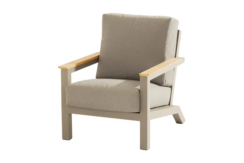 Capitol Latte Lounge Chair – 4 Seasons Outdoor Elegant Relaxation 1