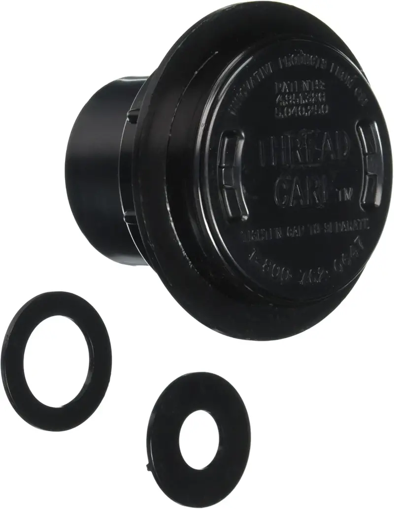 Caretaker Jet Black Tc3 Flush-Mount Return Fitting – 1.5", Low-Profile Design, 3-3-112 1