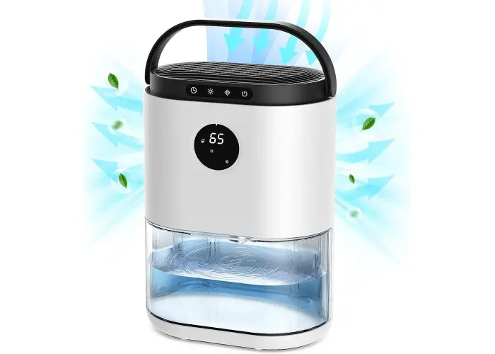 Compact 2300Ml Dehumidifier For Bedrooms – Auto Defrost, Auto Shut-Off & 3 Humidity Modes 1