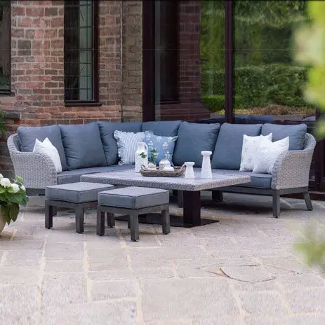 Coniston Grey Corner Lounge Configuration – Vila 1