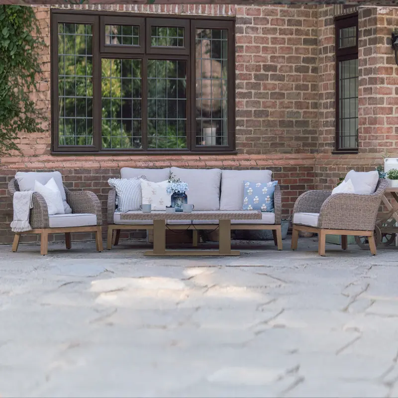 Coniston Natural-Tone Outdoor Lounge Collection – Vila 1