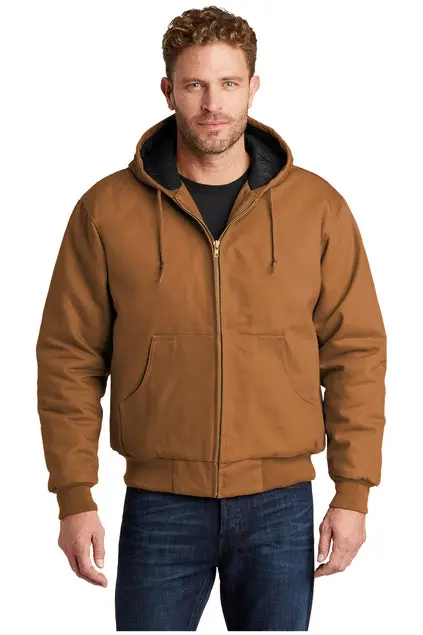 Cornerstone Duck Cloth Hooded Work Jacket – Embroidered 1